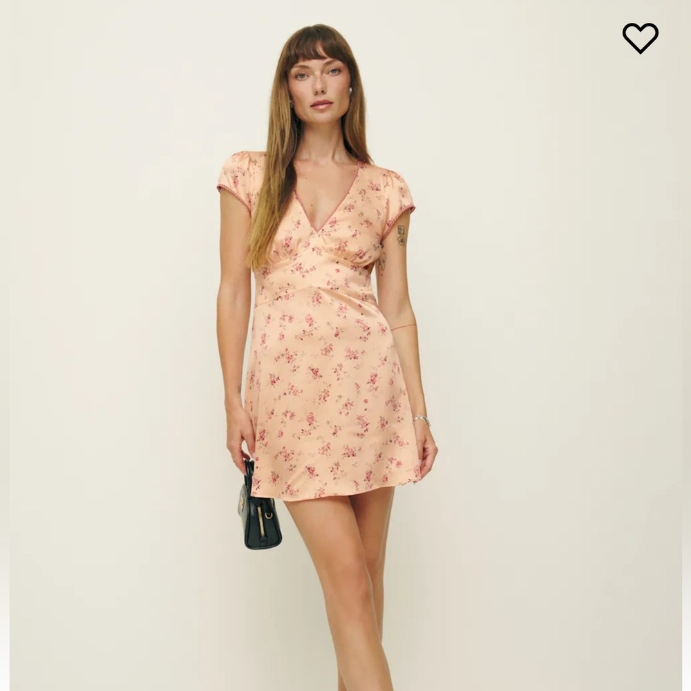 Reformation Amellia Silk Dress